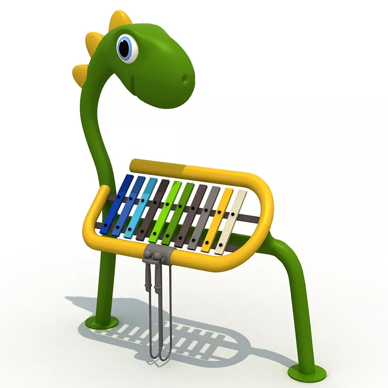 Percussione a forma di dinosauro