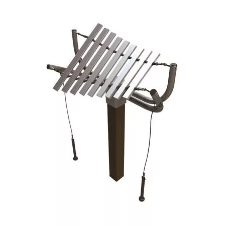 Strumento musicale per bambini con chiave Glock in acciaio inossidabile