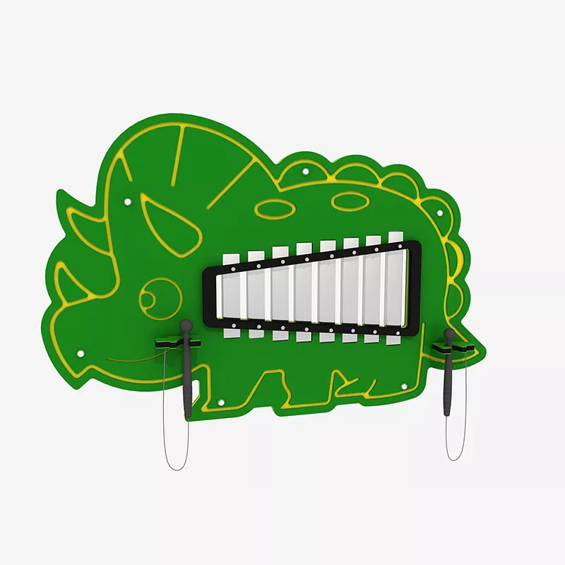 Musica per percussioni all'aperto del triangolo del drago